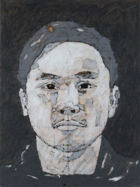 Drept engelsk soldat 40x30cm olje lerret 2010