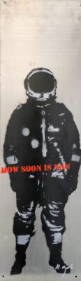 MORTEN HJERTO HOW SOON IS NOW i MIXED MEDIA 100 x 30 CM 7 000 NOK