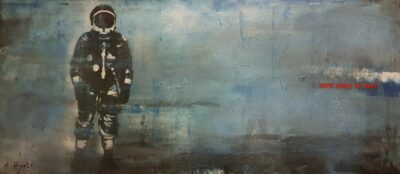 Morten Hjerto How Soon Is Now akryl pa lerret 80 x 180 cm