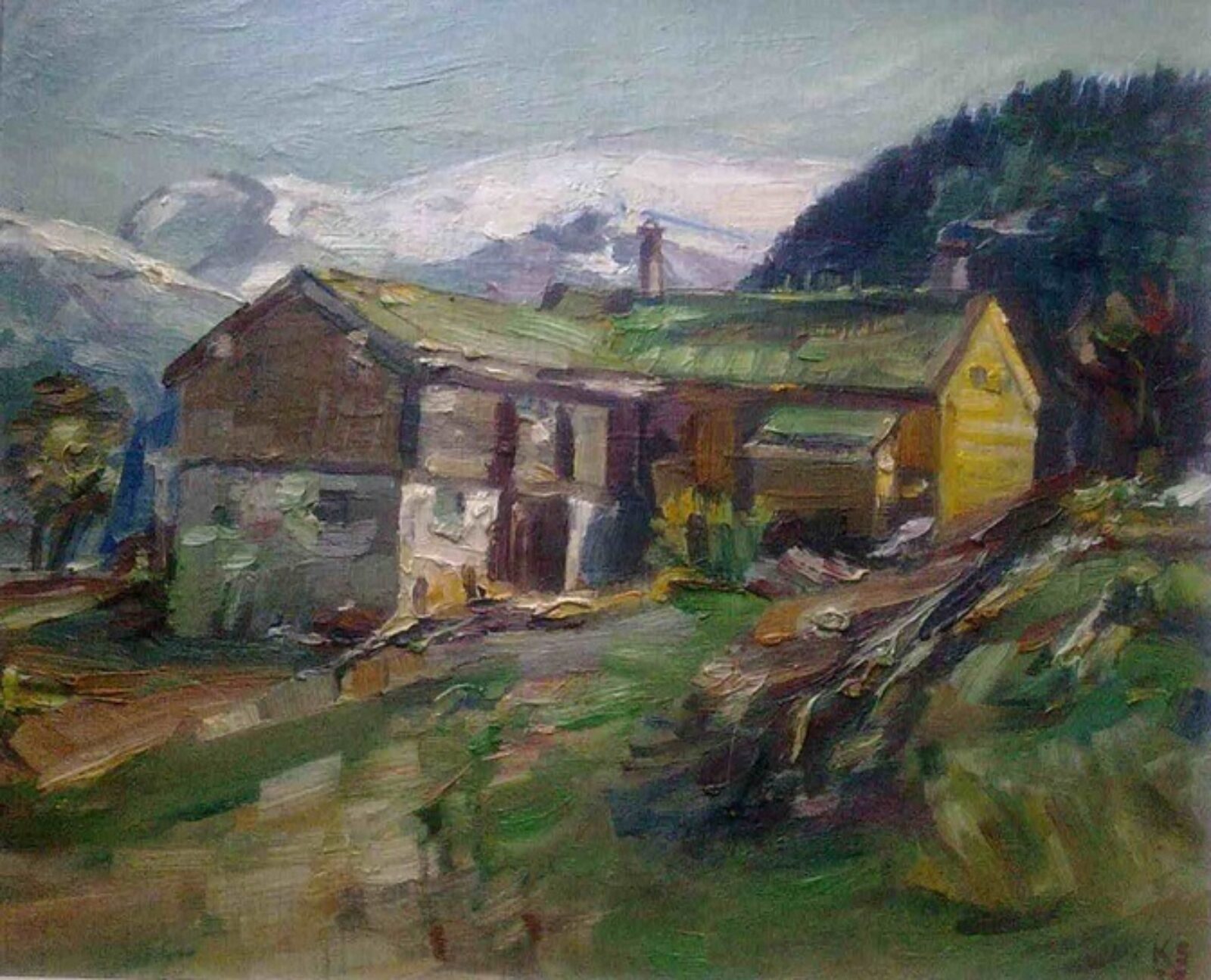 Gaard i Romsdal privat eie Molde 50 x 60 cm